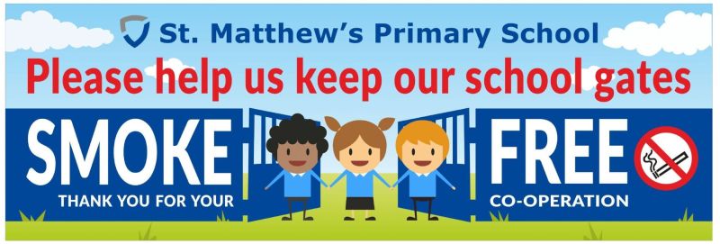 Keep School Gates Smoke Free -  Template 1