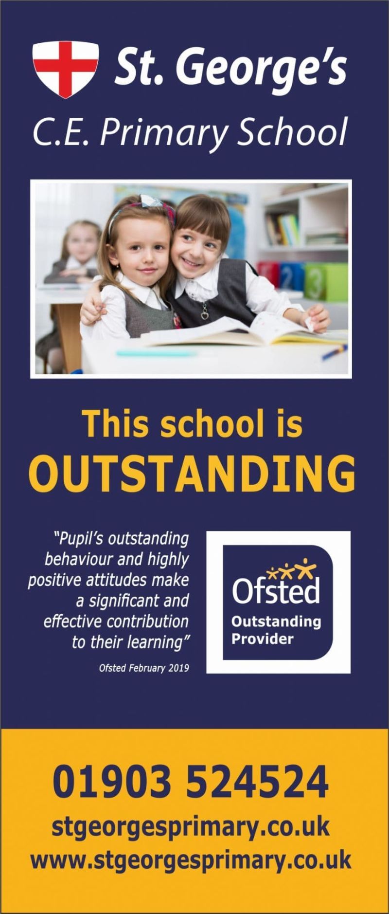 Ofsted Roller Banner      Template 1