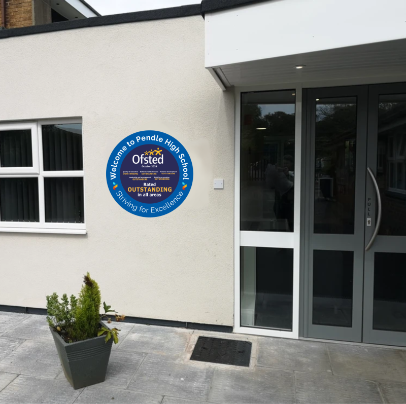 Custom Circular Ofsted Sign