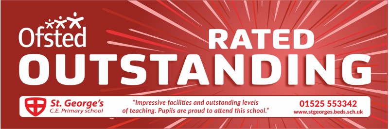 Ofsted Outstanding banner - Template 9