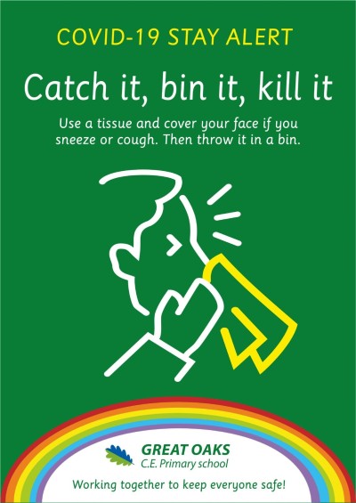 Catch it, Bin it, Kill it Sign