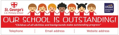 Ofsted Outstanding banner - Template 3