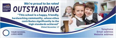 Ofsted Outstanding banner - Template 5