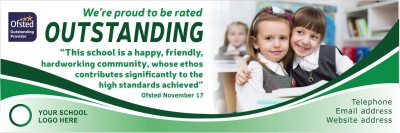 Ofsted Outstanding banner - Template 5