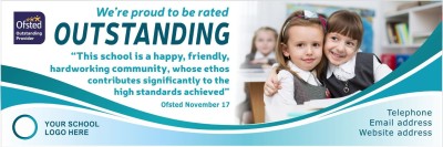 Ofsted Outstanding banner - Template 5