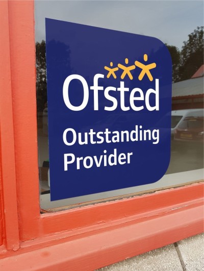 Ofsted 'OUTSTANDING' Window Sticker