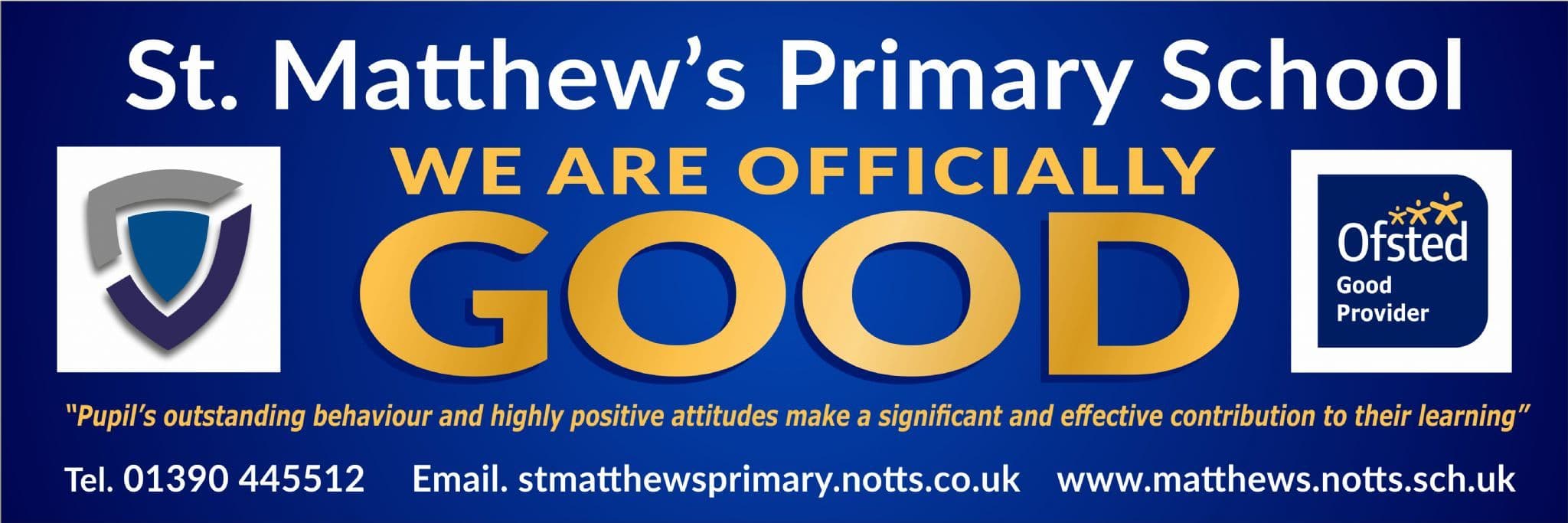 Ofsted Good banner - Template 6