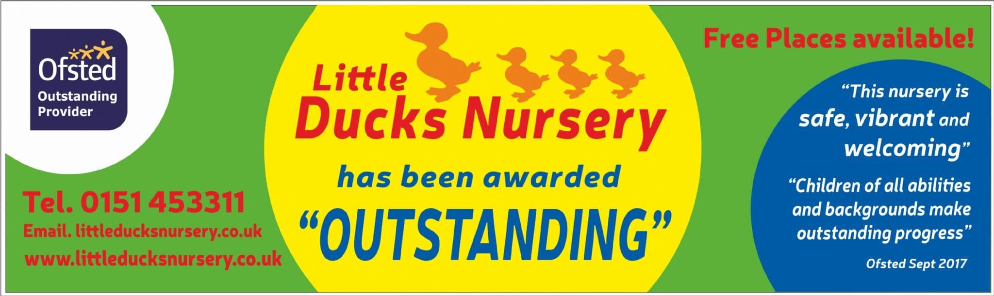 Ofsted Outstanding banner - Template 2